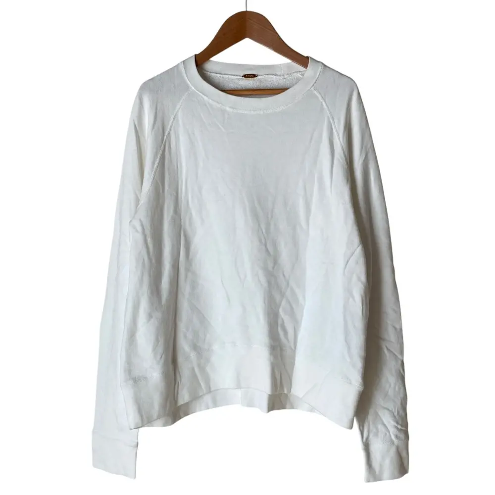 MUSE de Deuxieme Classe ミューズドゥドゥーズィエムクラス SEA ISLAND cotton スウェット トレーナー サイズF ホワイト
