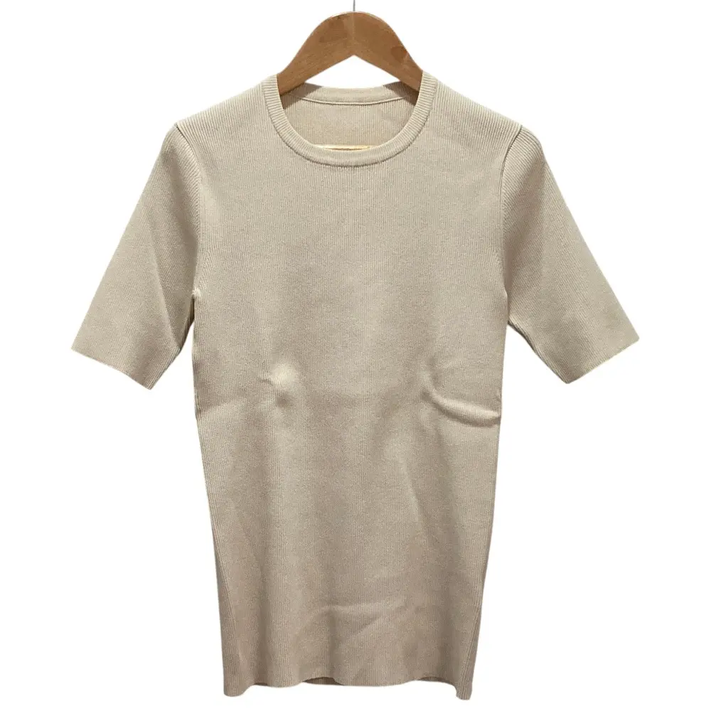MUSE de Deuxieme Classe ミューズ ドゥドゥーズィーエムクラス Diner B RIB Tシャツ カットソー ベージュ