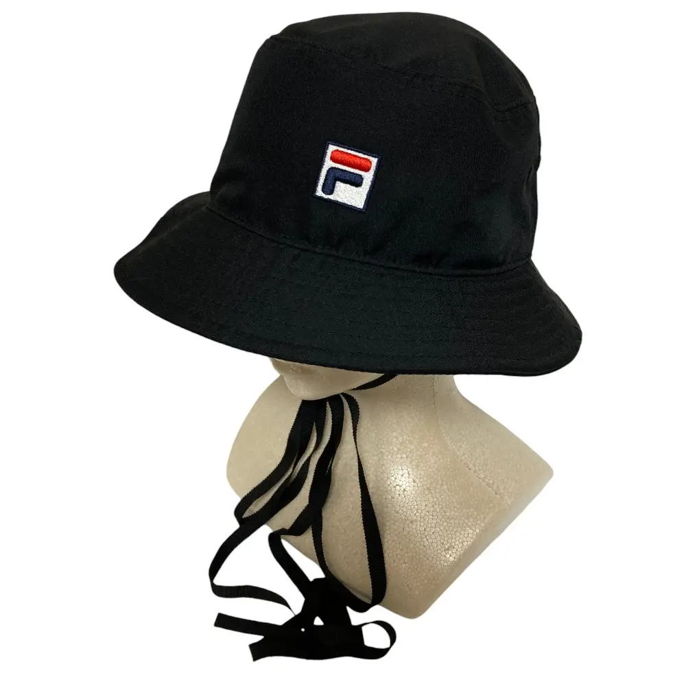 Nº21 ヌメロヴェントゥーノ FILA 別注 バケットハット サイズ58cm ブラック