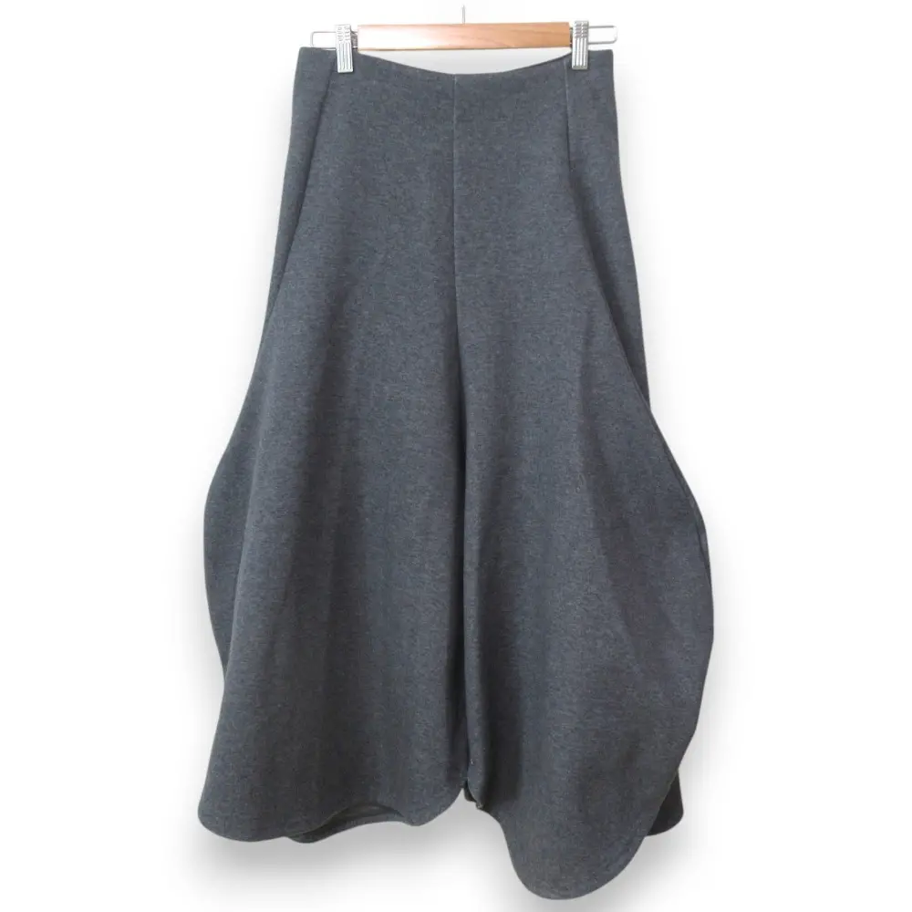 23AW nagonstans ナゴンスタンス rounded skirt ラウンド 変形 ロングスカート 470GA581-1220 Mサイズ グレー