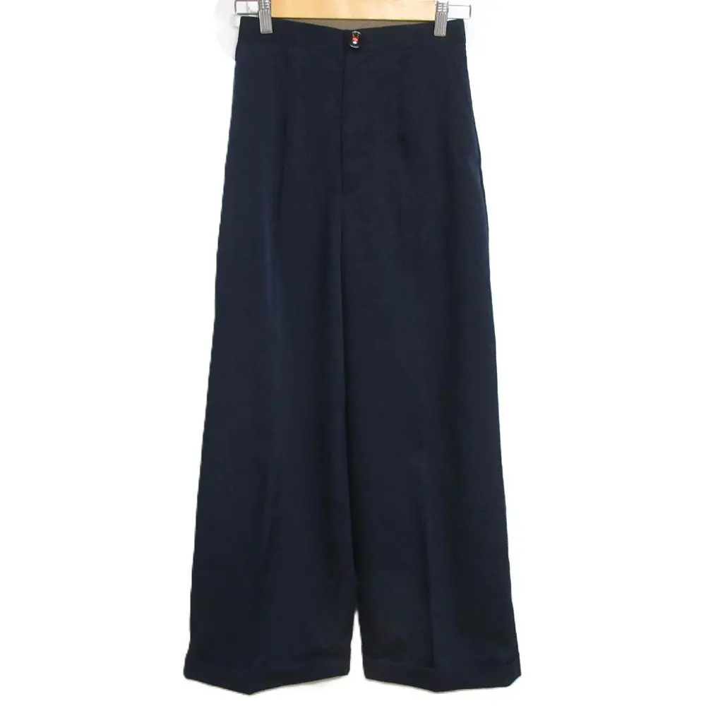 23SS nagonstans ナゴンスタンス POLY CHINO ストレートパンツ スラックス 470GS231-0760 M ネイビー