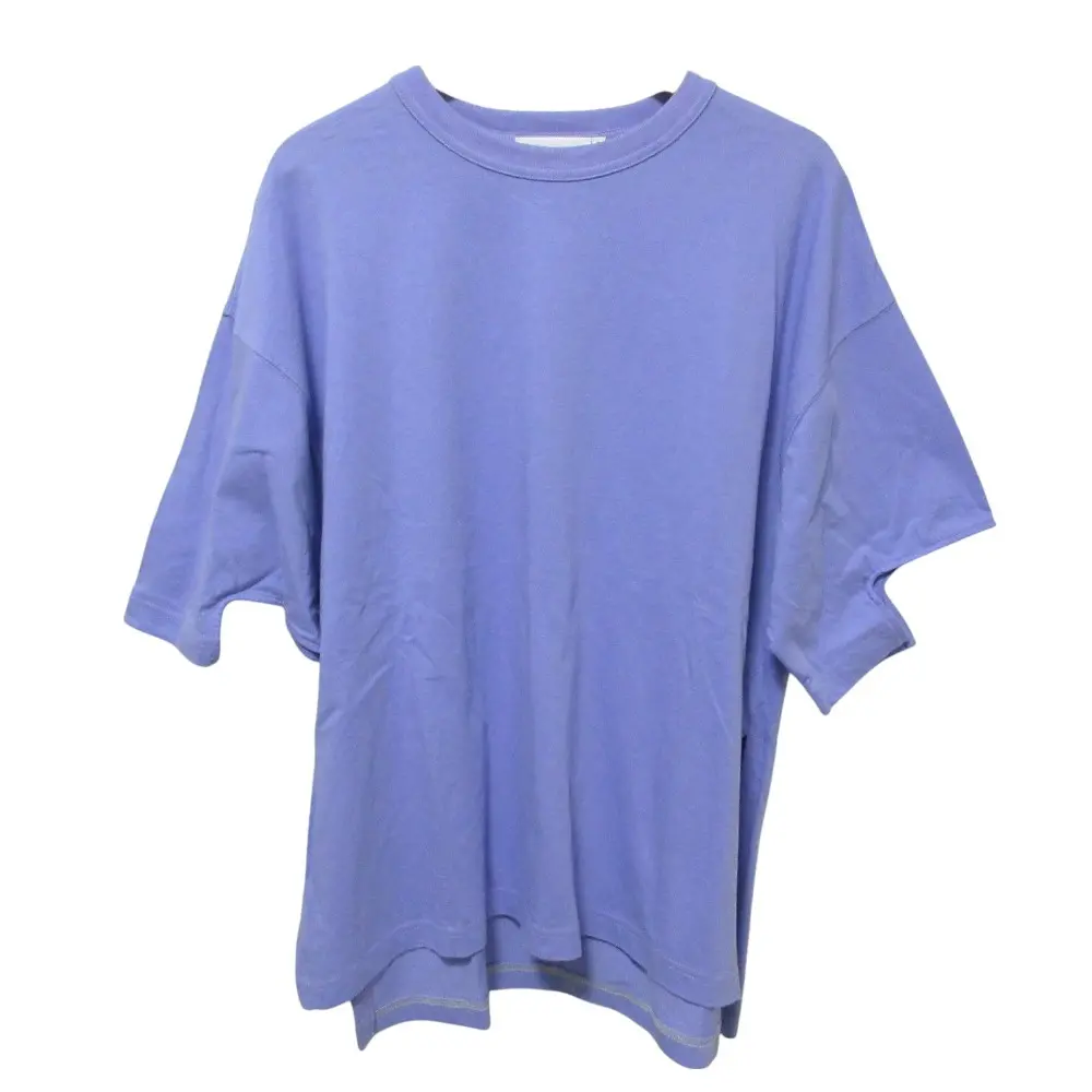 24SS nagonstans ナゴンスタンス washable design-sleeves daily t-shirt Tシャツ カットソー M パープル