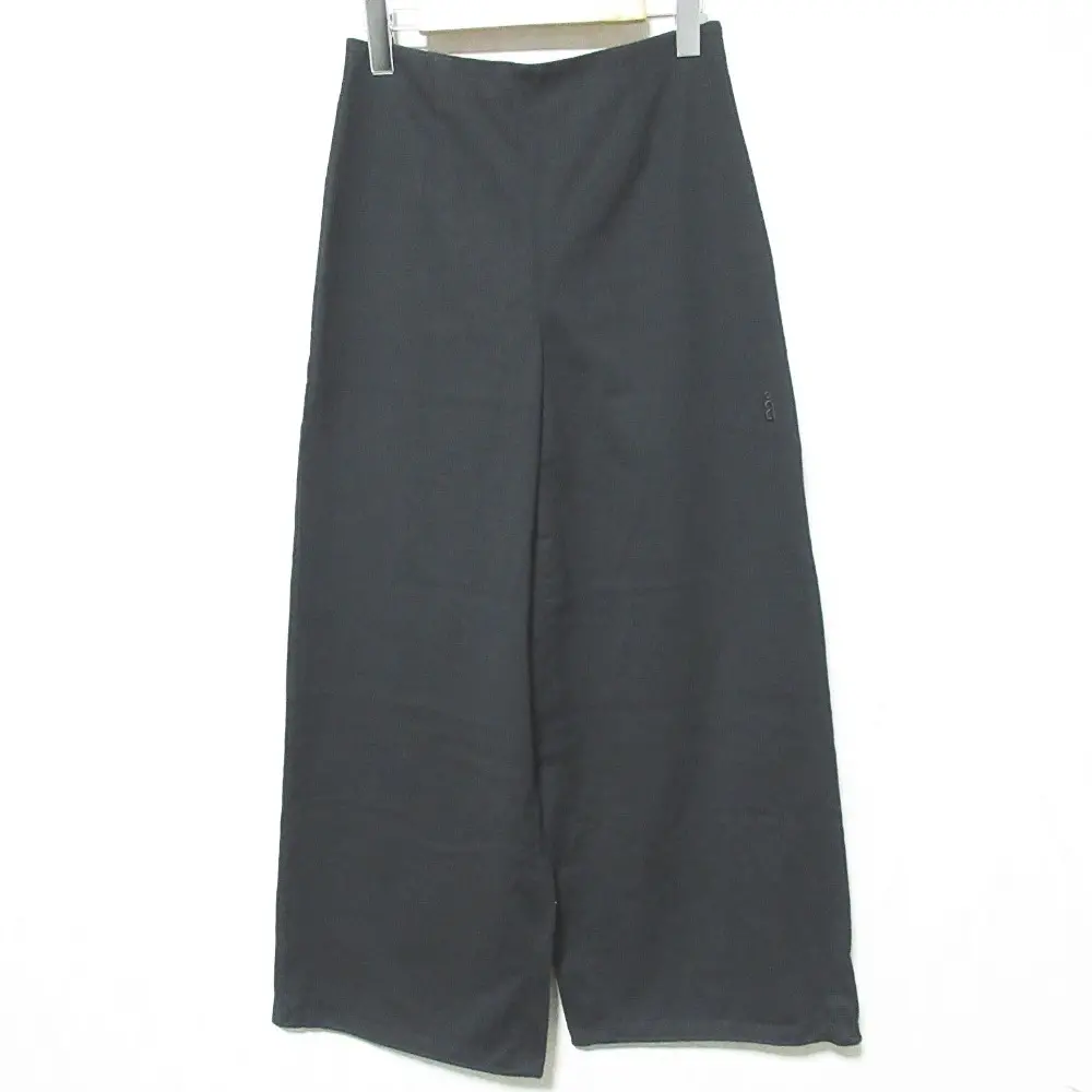 nagonstans ナゴンスタンス ドローコード ワイドパンツ 470EA181-0840 サイズM ブラック