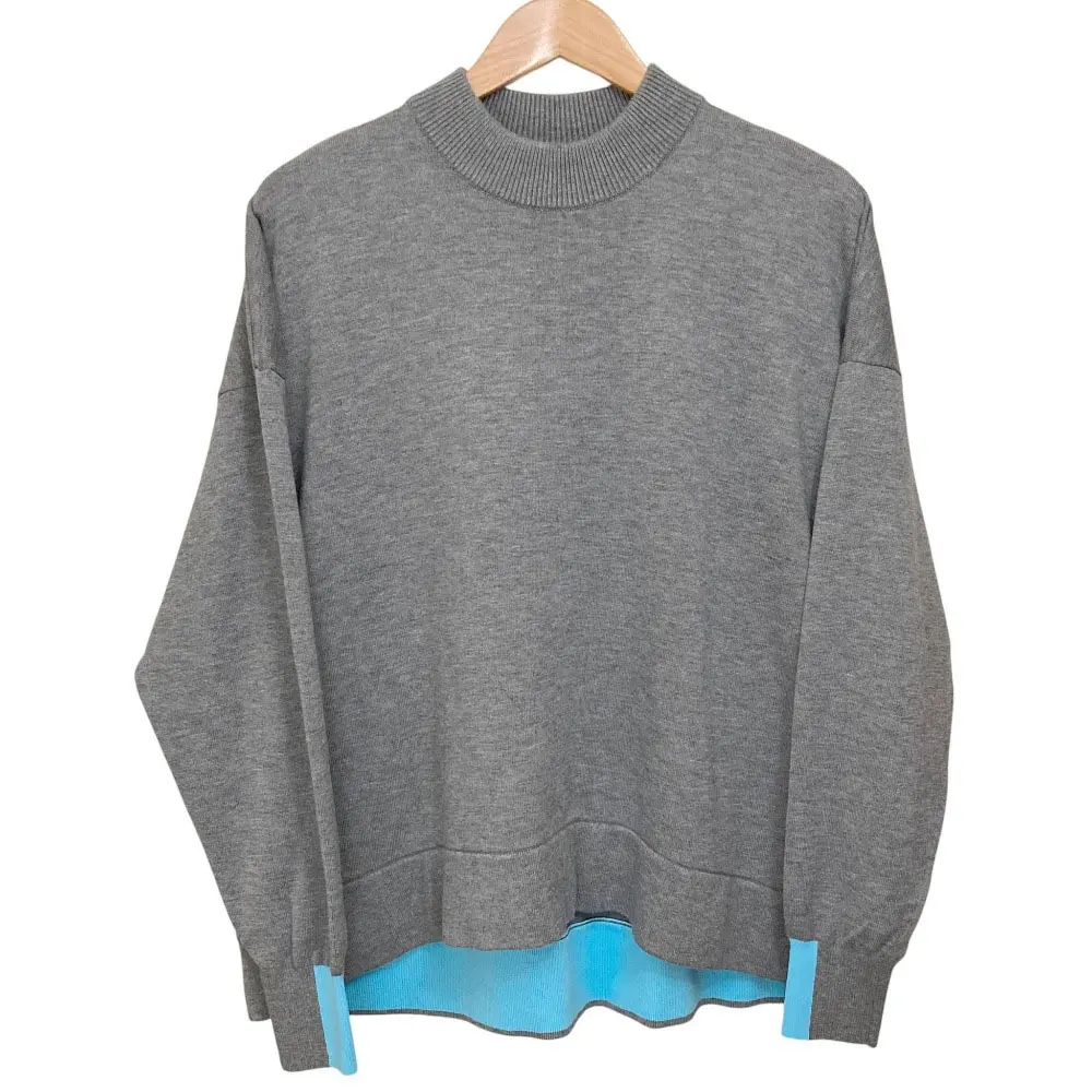 24AW nagonstans ナゴンスタンス a-line pullover プルオーバーニットセーター サイズM グレー