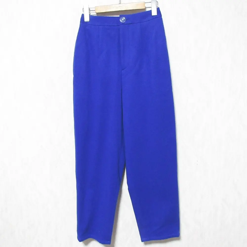 24AW nagonstans ナゴンスタンス ウールビーバー easyテーパードパンツ 470GA831-0990 サイズM ブルー