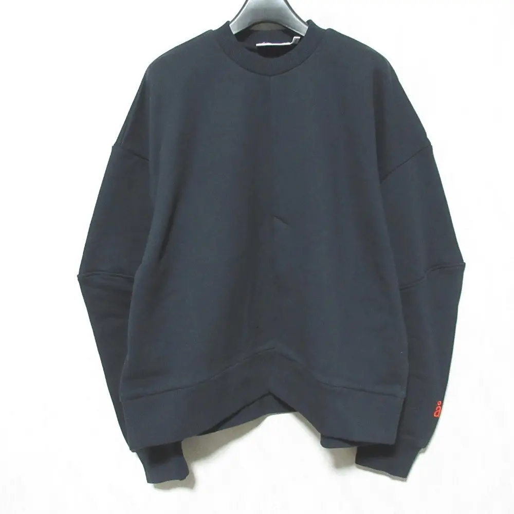 23AW nagonstans ナゴンスタンス front vents pullover フロントベンツ プルオーバー スウェット 470GA480-1240 M ブラック
