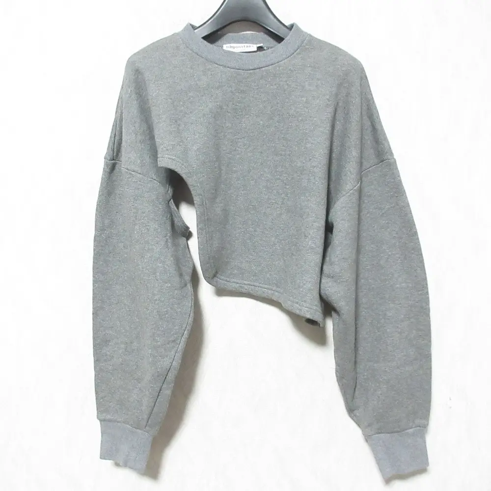 nagonstans ナゴンスタンス arm cover pullover 変形トレーナー スウェット 470GS880-1890 サイズM グレー