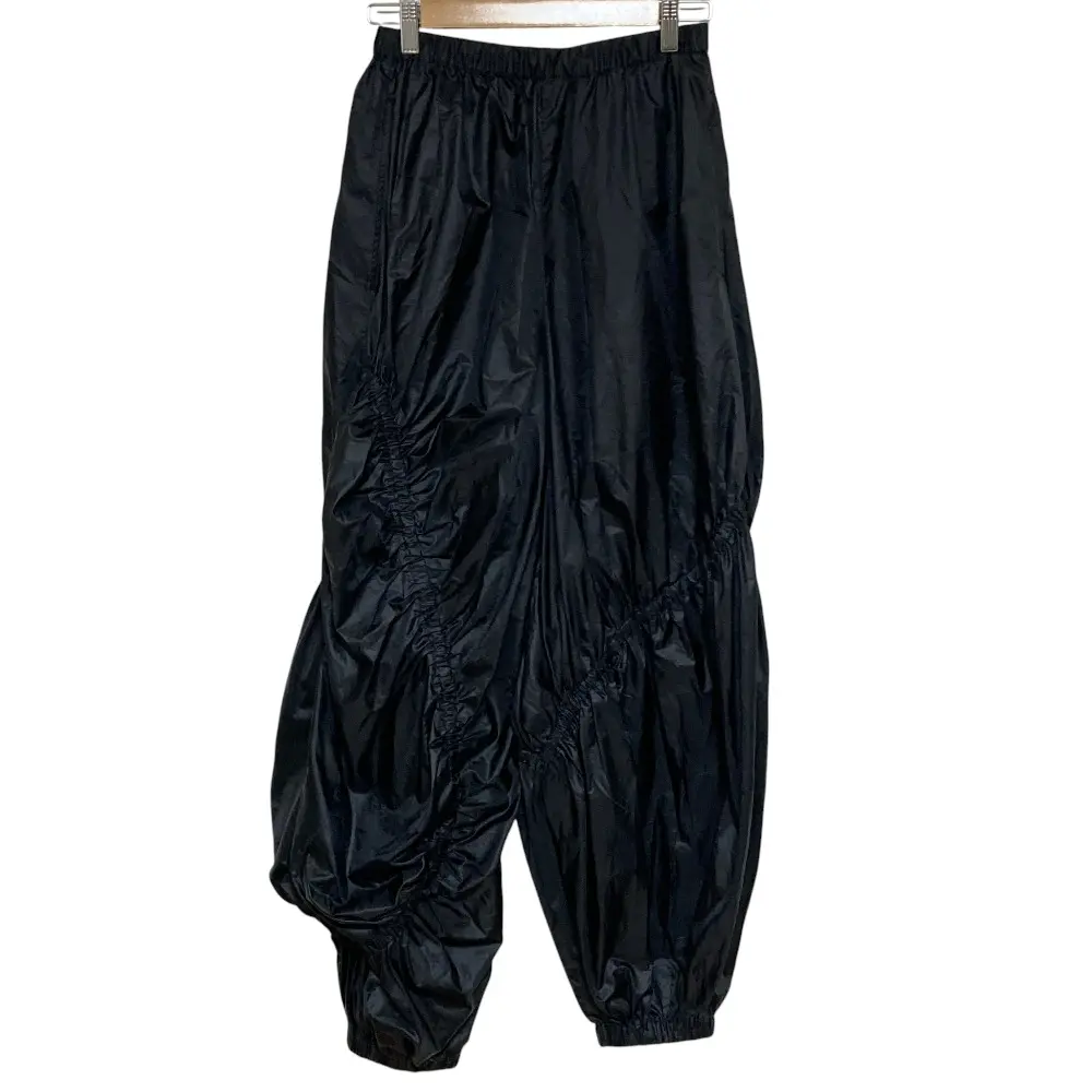 24AW nagonstans ナゴンスタンス shirring pants イージーシャーリングパンツ 470HA831-0120 サイズM ブラック