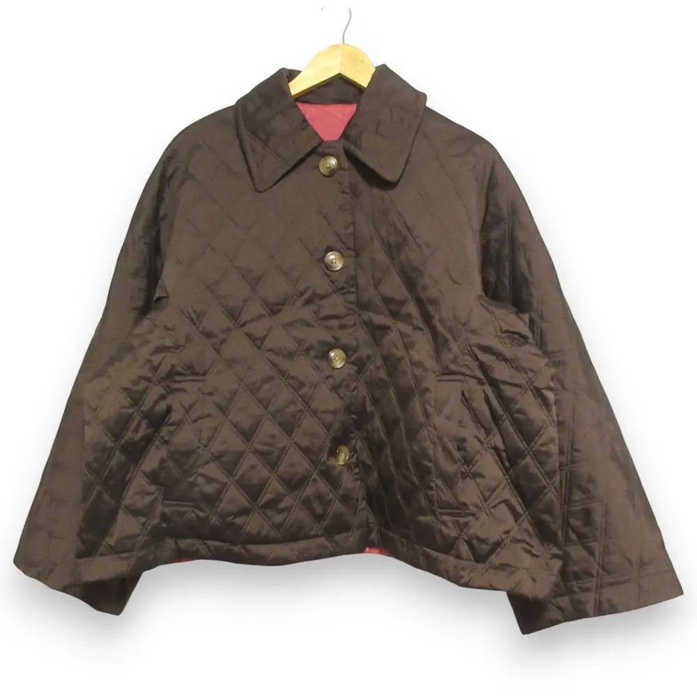 24AW NE QUITTEZ PAS ヌキテパ ROKU別注 QUILTED REV BLOUSON キルティング リバーシブルジャケット ブラウン ピンク