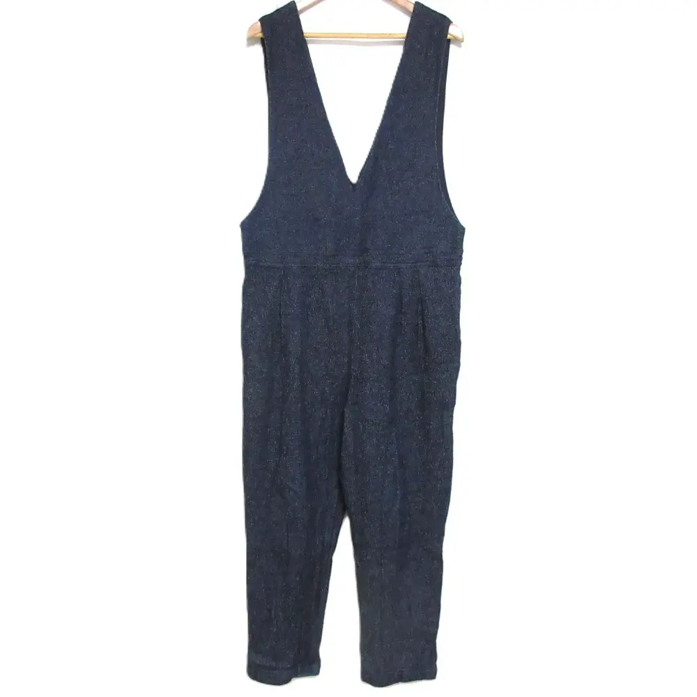 22AW nest Robe ネストローブ UPCYCLELINO リネンブレンド ウール混デニムサロペット オーバーオール 01224-1256 F インディゴ