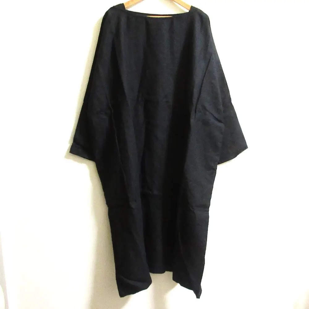 nest Robe ネストローブ リネン オーバーサイズ ワンピース 01184-1181 サイズF ブラック