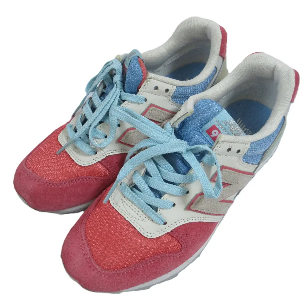 New Balance ニューバランス WR996HI スエード ローカット スニーカー ランニングシューズ 22.0cm D ピンク系