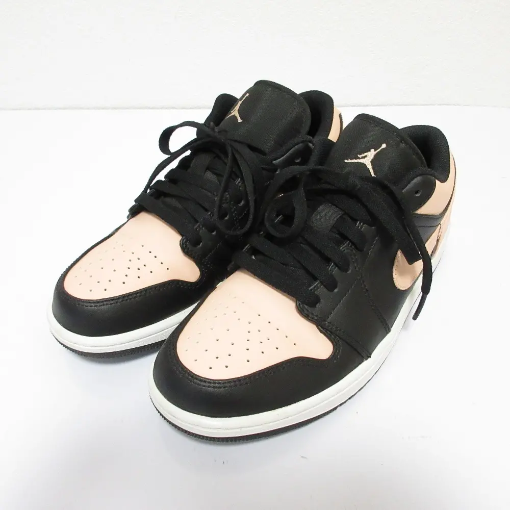NIKE ナイキ AIR JORDAN 1 LOW CRIMSON TINT エアジョーダン 配色 ローカット スニーカー 553558-034 25.0cm ブラック×ピンク