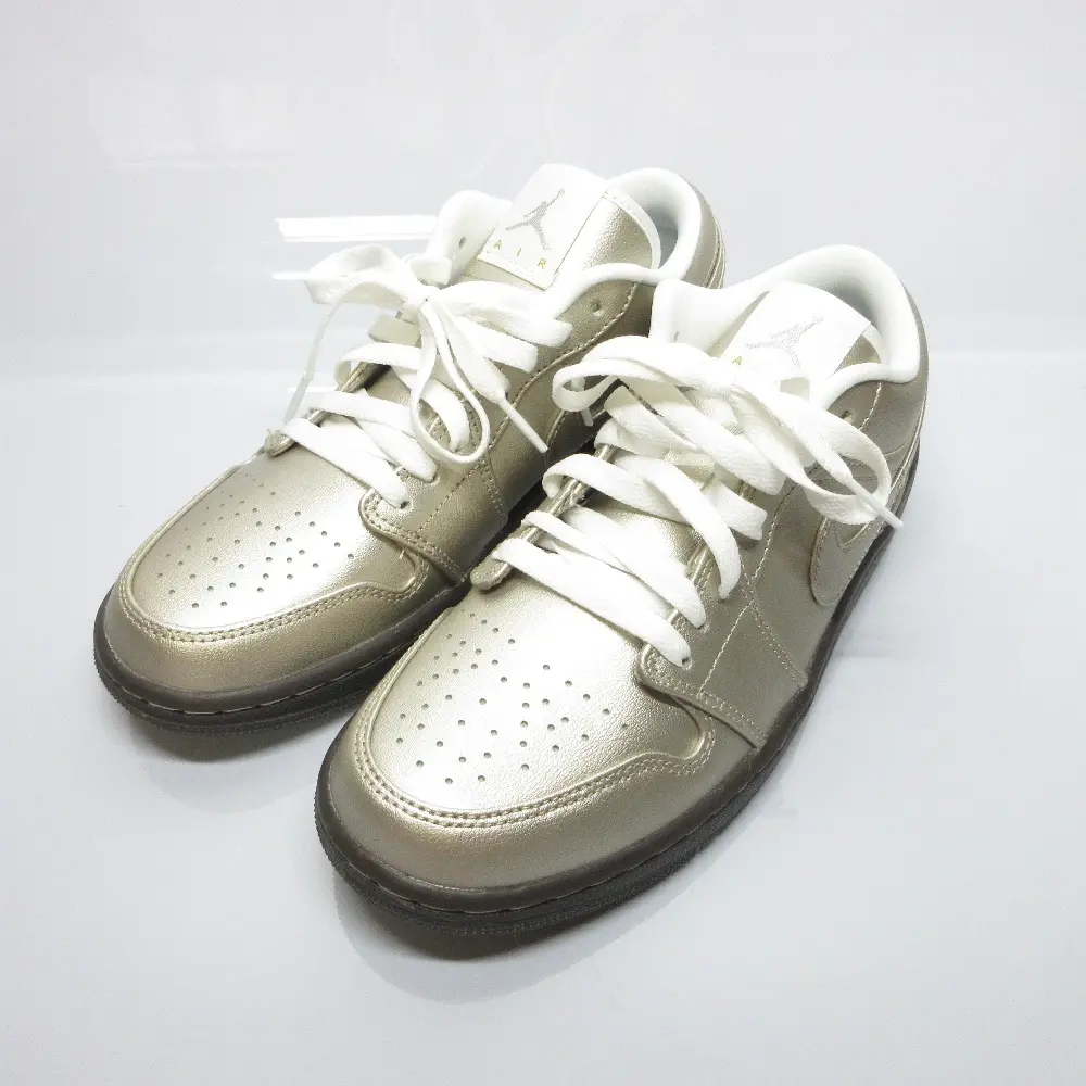NIKE ナイキ Air Jordan 1 Low SE エアジョーダン 1 ロー ス二ーカー HQ3529-099 25cm メタリックジンク シルバーカラー