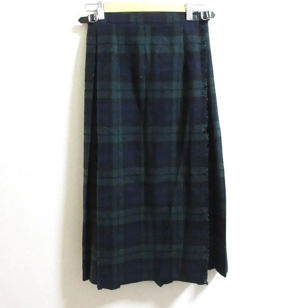 O'NEIL OF DUBLIN オニールオブダブリン チェック柄 パネル切替 ひざ丈