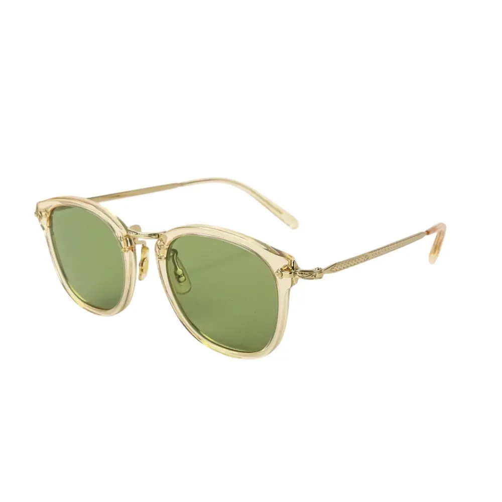 OLIVER PEOPLES オリバーピープルズ サングラス OP-506 SUN OV5350S ゴールドカラー✕グリーン