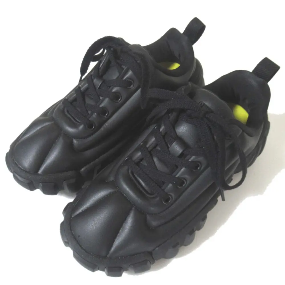 Onitsuka Tiger オニツカタイガー DENTIGRE PUFF 2.0 スニーカー シューズ 1183C362-001 サイズUS5 23.5cm ブラック