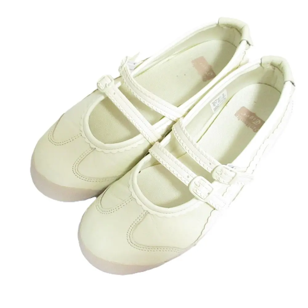 Onitsuka Tiger オニツカタイガー MEXICO 66 TGRS メキシコ66 メリージェーン ローカット スニーカー 1182A660 23cm アイボリー