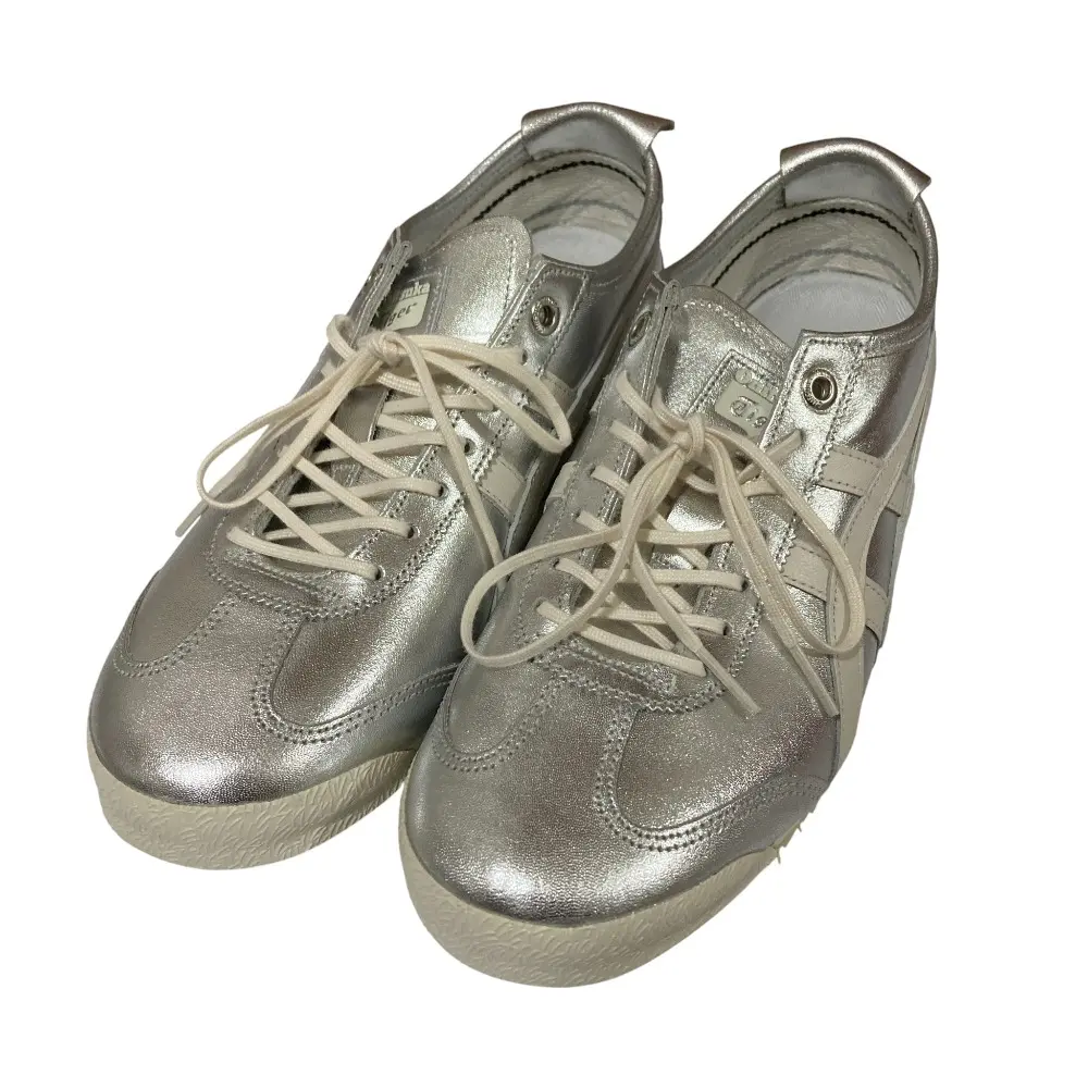 Onitsuka Tiger オニツカタイガー メキシコ 66 ローカットスニーカー 1183B955 サイズUS5.5 24cm シルバーカラー