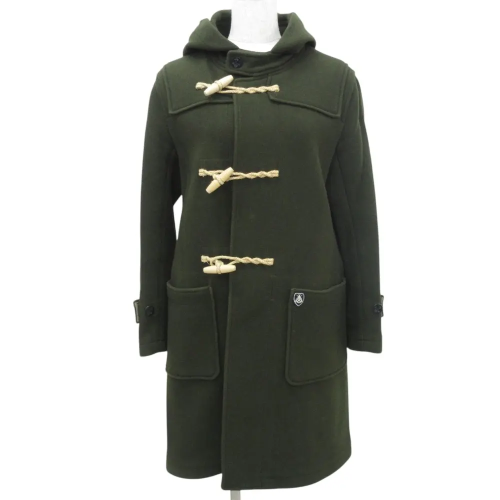 ORCIVAL オーシバル ジーロンラムウール メルトン ロング丈 ダッフルコート サイズ1 カーキ