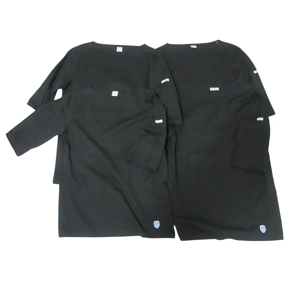 ORCIVAL オーシバル 4点セット ボートネック ハーフスリーブ プルオーバー Tシャツ カットソー OR-C0136 2 ブラック 