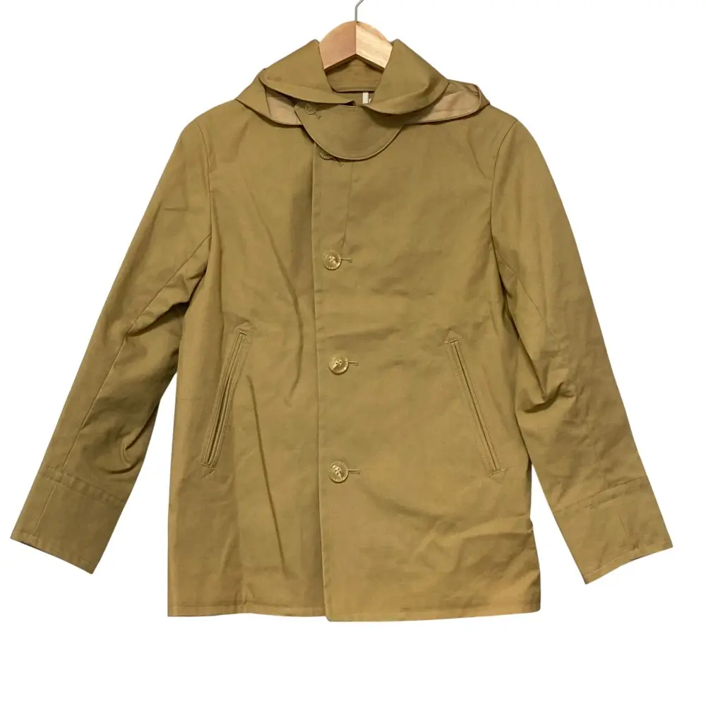 ORCIVAL オーシバル コットンボンディング フーディー ジャケット ブルゾン ショートコート RC-8435 サイズ1 ベージュ