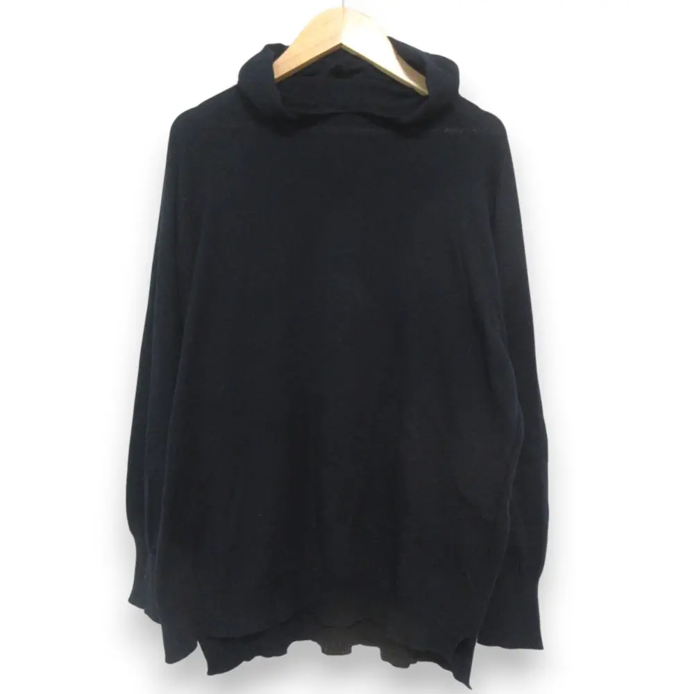 24SS pas de calais パドカレ ウォッシャブルコットンリネンパーカー プルオーバーニット 2450 サイズ36 ブラックの買取実績【2024年9月買取】