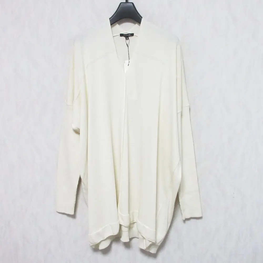 24SS pas de calais パドカレ コットン カシミヤ Vプルオーバーニット セーター 36サイズ 13-40-2463-250 ナチュラル