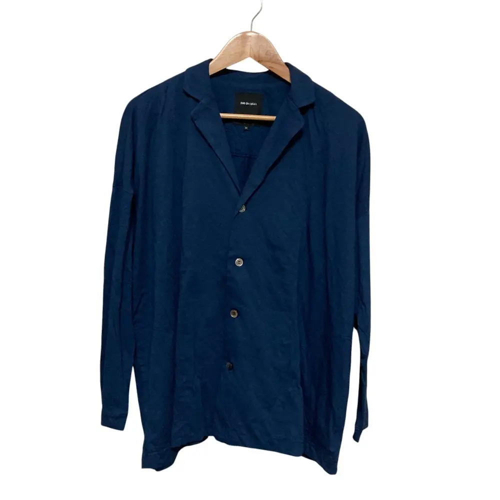 22AW pas de calais パドカレ ワイド シャツジャケット カーディガン 36 ネイビーの買取実績【2025年3月買取】