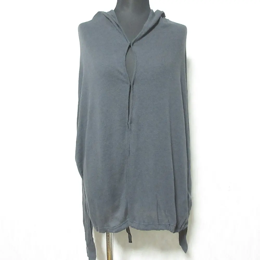 pas de calais パドカレ 2024年モデル フーディー ニット カーディガン 36 グレー