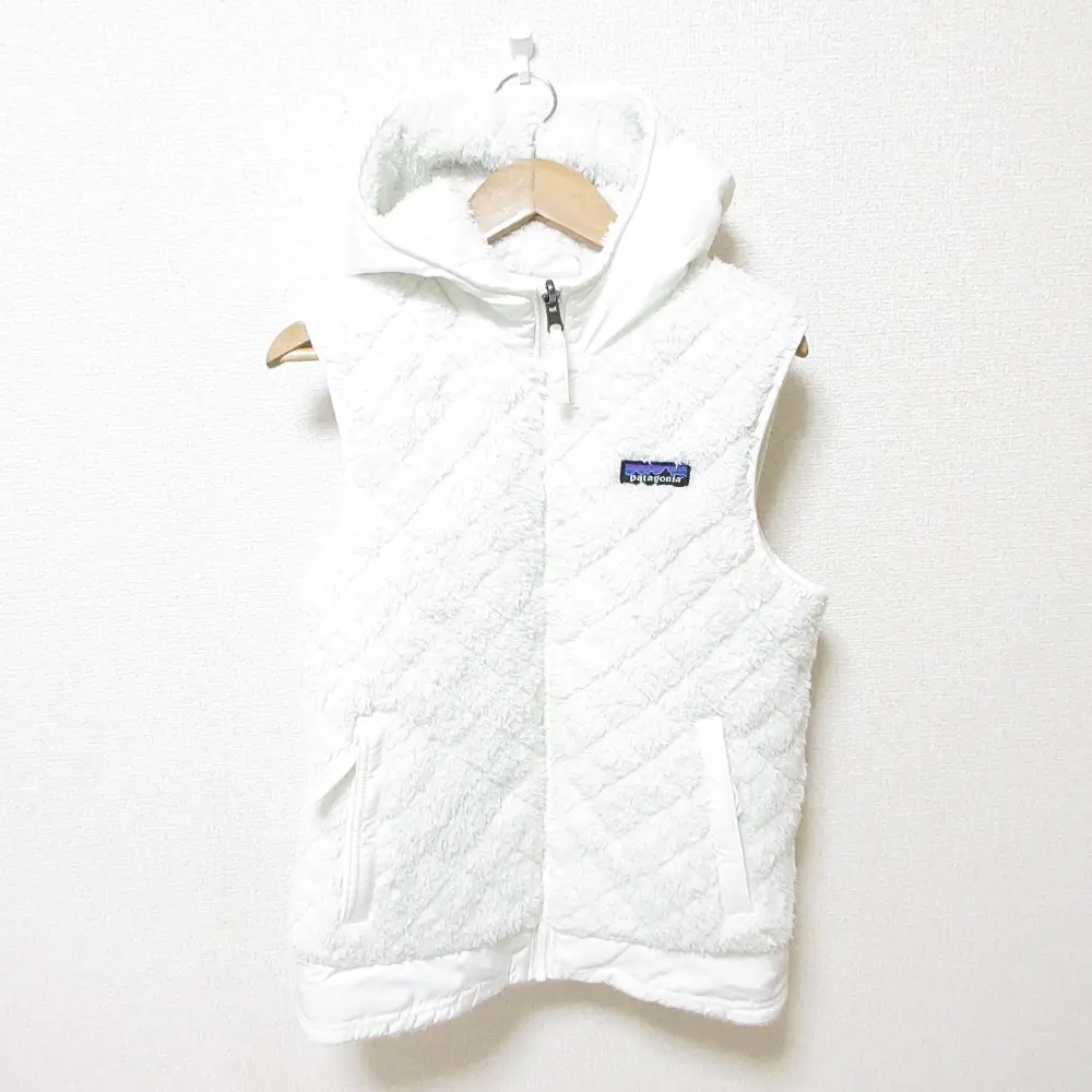 patagonia パタゴニア W's Los Gatos Hooded Vest リバーシブル ボア ベスト 25221 XS ホワイト