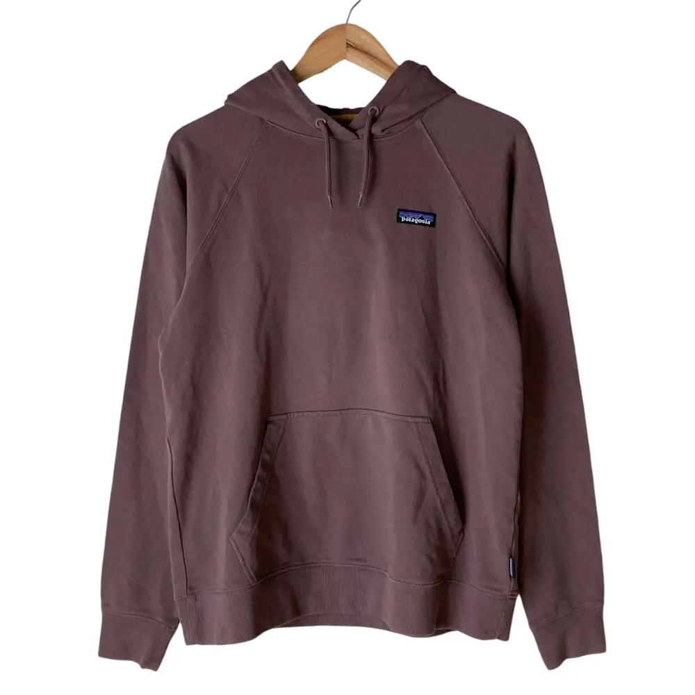 Patagonia パタゴニア ウィメンズ P-6 ラベル オーガニック フーディ プルオーバー パーカー 39651 L ブラウン系