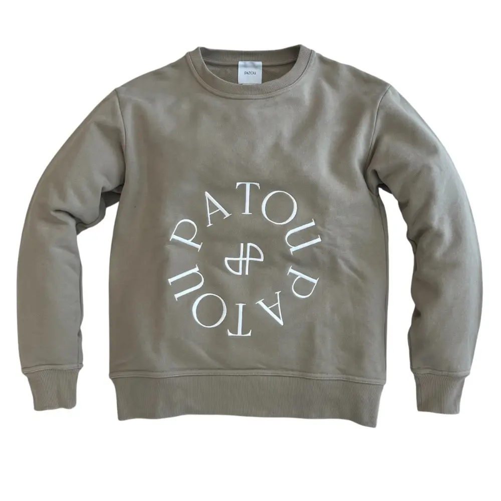 24SS PATOU パトゥ オーガニックコットン製 メダリオン ロゴ ショート