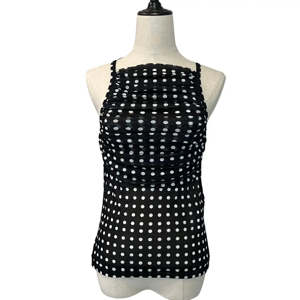 PATOU パトゥ RUCHED TOP シャーリング トップ ドット ノースリーブカットソー 38 ブラックの買取実績【2026年4月買取】