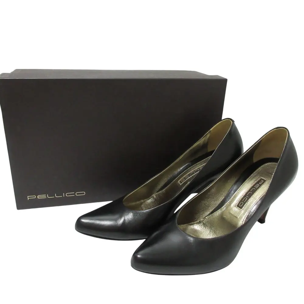 PELLICO ペリーコ アネッリ パンプス グリーン スエード フラット PELLICO ペリーコ アネッリ パンプス グリーン スエード フラット