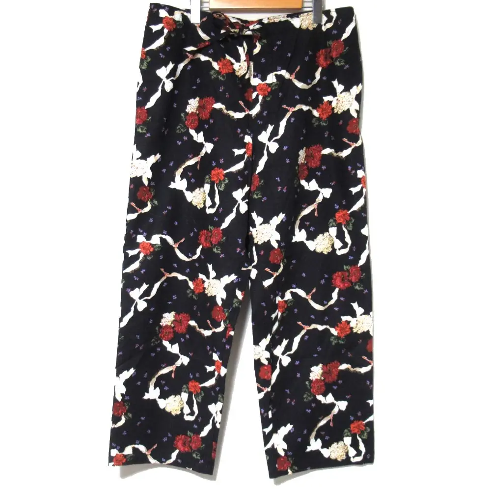 little sunny bite×PINK HOUSE リトルサニーバイト Flower print bomber pants フラワープリント ボンバーパンツ