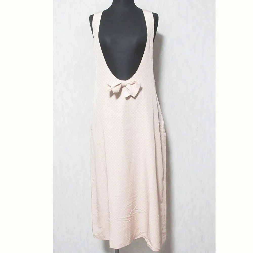 PINK HOUSE ピンクハウス ドット リボン ジャンパースカート ワンピース ピンク