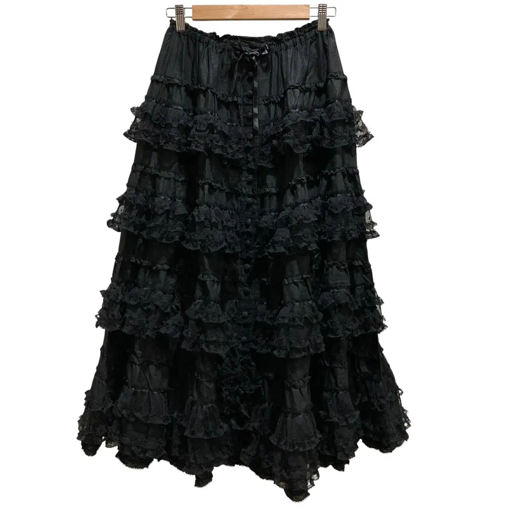 PINK HOUSE ピンクハウス ポルカドットチュール使いスカート A2123FSY465 ブラック