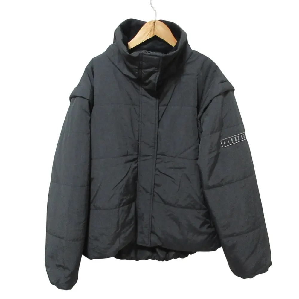 PINK HOUSE ピンクハウス 2WAY パデッドジャケット ブルゾン ベスト A2143FJM525 ブラック