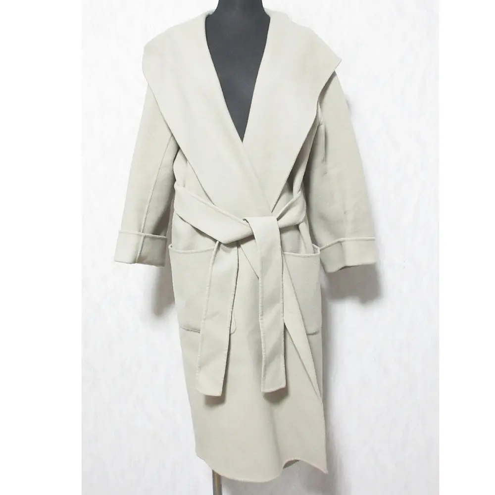 Plage プラージュ ウール カシミヤブレンド ベルテッドコート 36 ベージュ