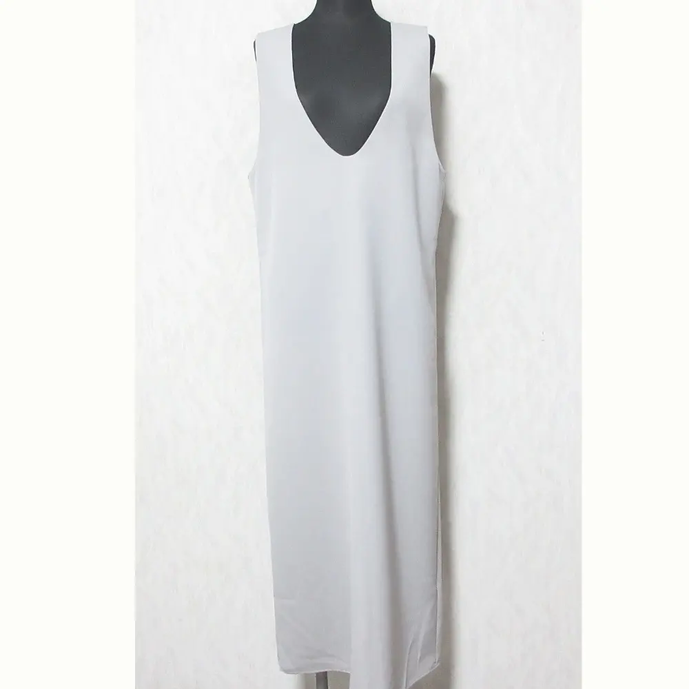 23SS R'IAM-PLAGE リアムプラージュ ノースリーブ ラインワンピース 23040922606010 サイズ36 ライトグレー