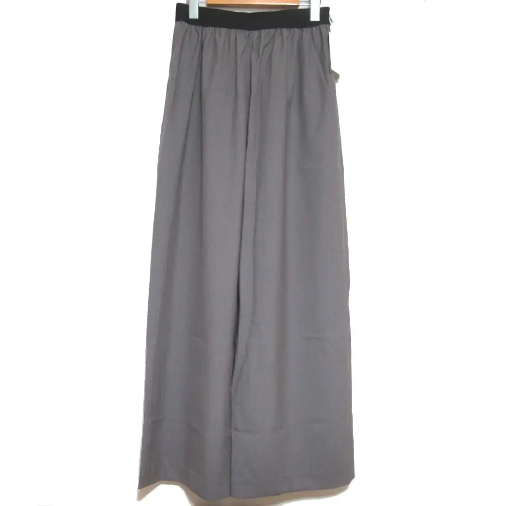 25SS Plage プラージュ ウールトロピカル イージーパンツ フレア ワイドパンツ サイズ38 グレー