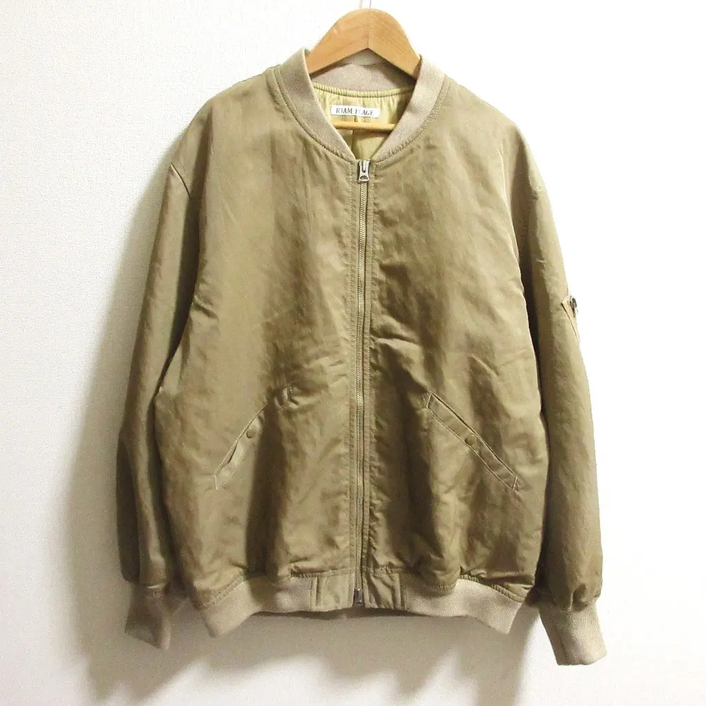 22SS R'IAM-PLAGE リアムプラージュ MA-1 ブルゾン サイズ36 ベージュ