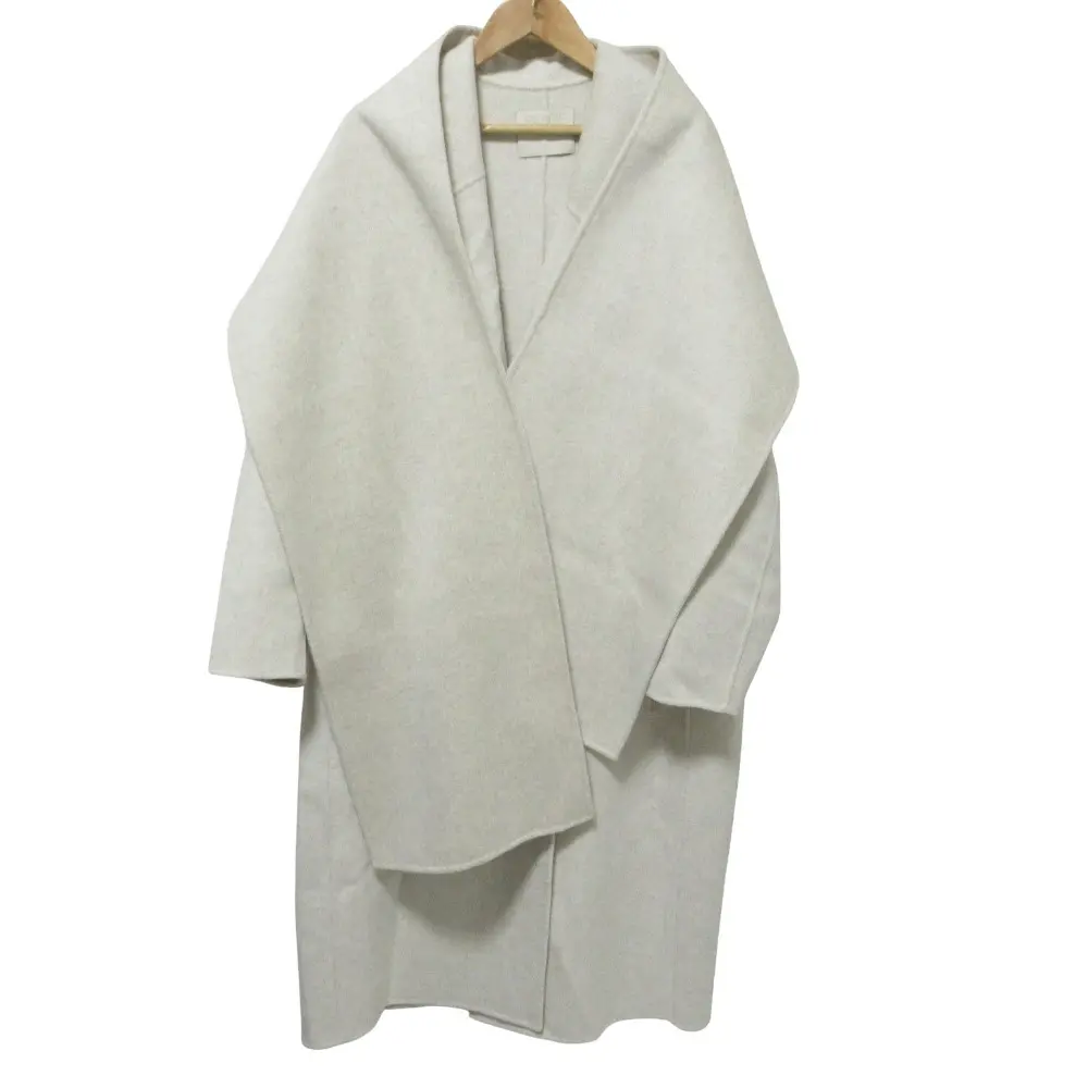 クリーニング済 24AW Plage プラージュ フロントオープン ハミルトンストールコート サイズ36 ベージュ