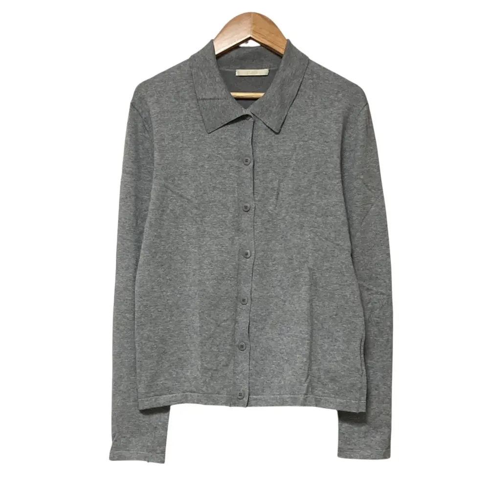 25SS PLAGE プラージュ Collar Knit カラーニット カーディガン 25080922106010 サイズF グレー