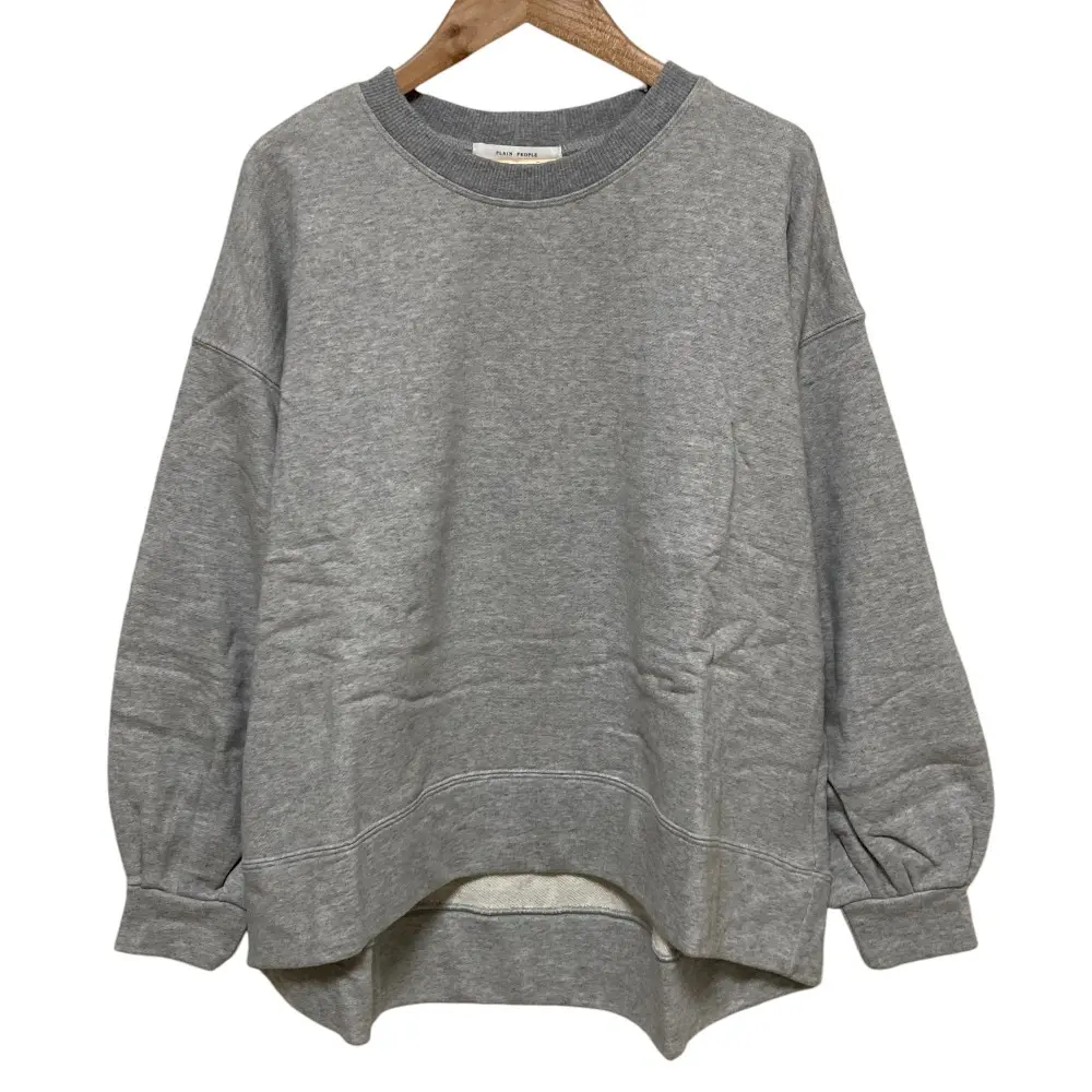 PLAIN PEOPLE プレインピープル プルオーバー ワイド スウェットシャツ トレーナー サイズ9 グレー