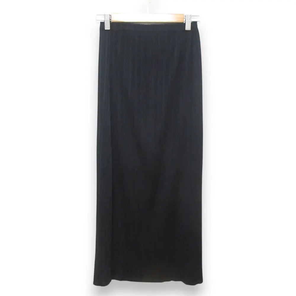 PLEATS PLEASE ISSEY MIYAKE プリーツプリーズ イッセイミヤケ ロング丈 イージープリーツスカート PP55-J6102 サイズ3 ブラック