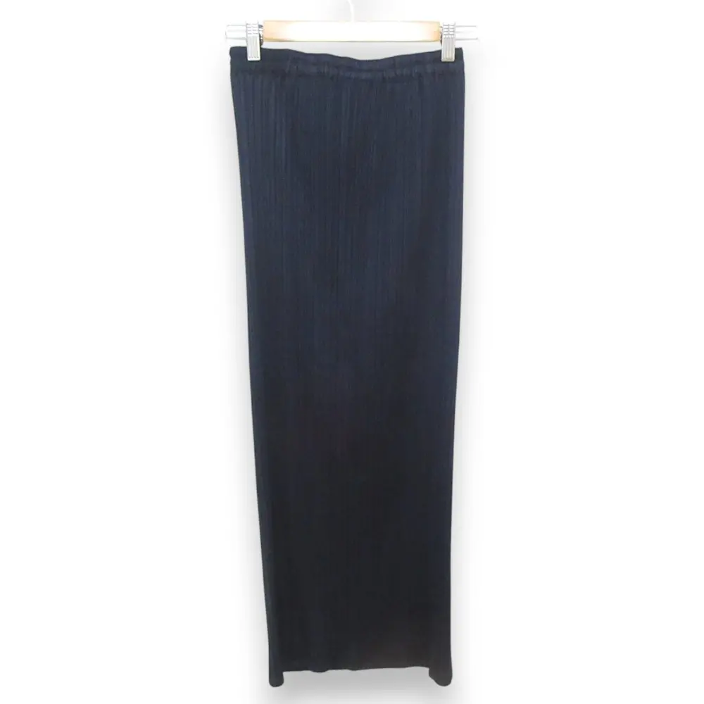 PLEATS PLEASE ISSEY MIYAKE プリーツプリーズ イッセイミヤケ ロング丈 プリーツイージースカート PP05-JG001 4 ネイビー