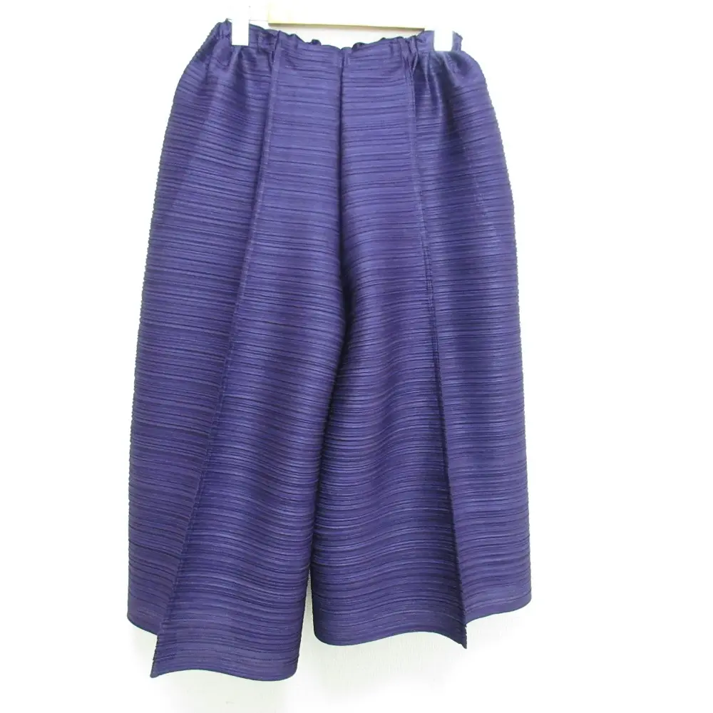 23AW PLEATS PLEASEプリーツプリーツ THICKER BOUNCE PANTS バウンスパンツ PP33JF413 サイズ3 パープル
