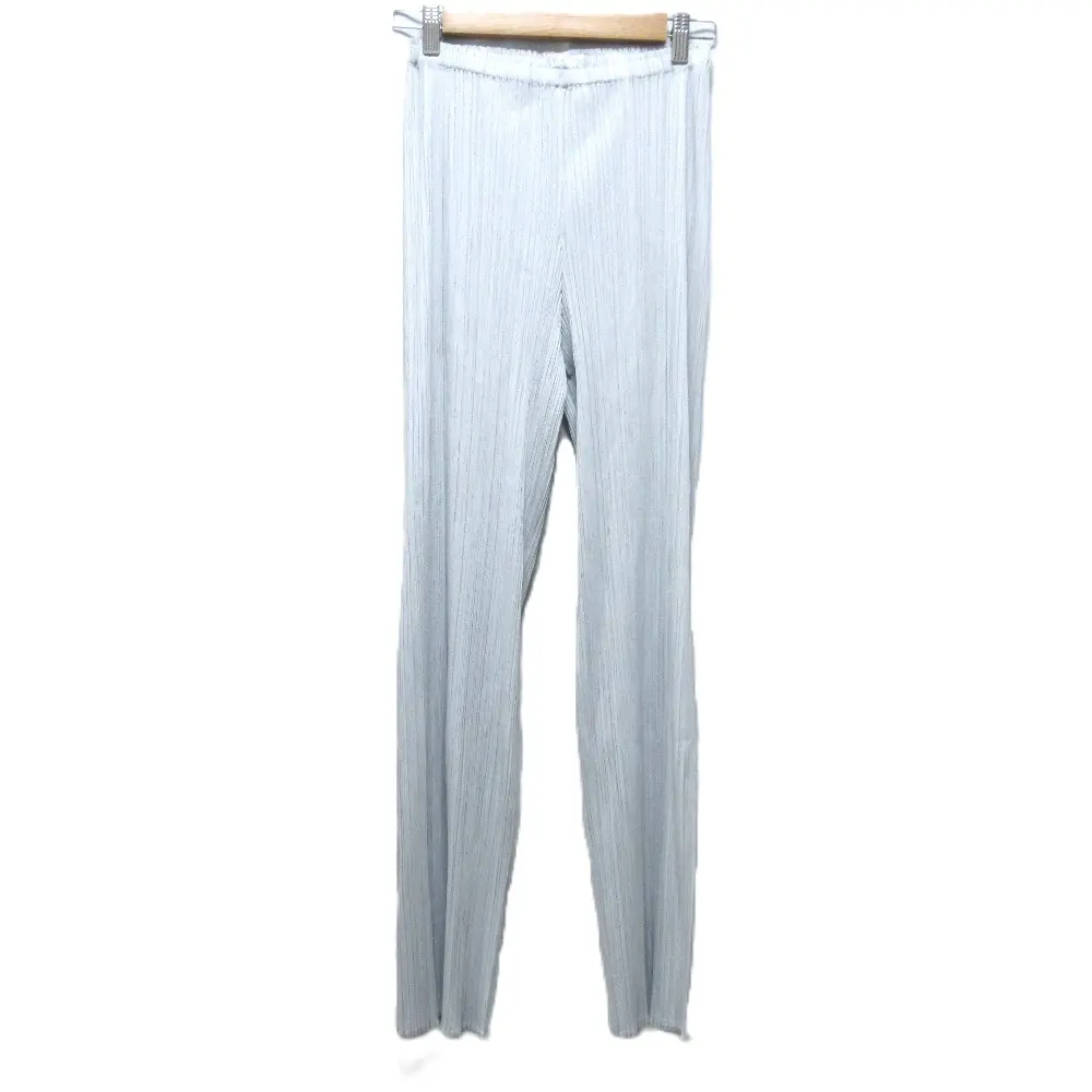ISSEY MIYAKE PLEATS PLEASE イッセイミヤケ プリーツプリーズ ストレートパンツ イージーパンツ 3 ライトブルー